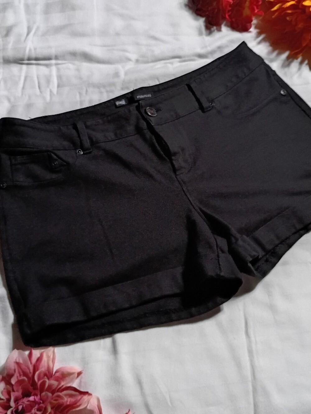 Women's Black Casual/Dress Shorts